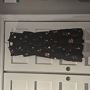 Kate spade floral black dress